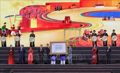 Bộ Văn hoá, Thể thao và Du lịch trao Bằng của UNESCO